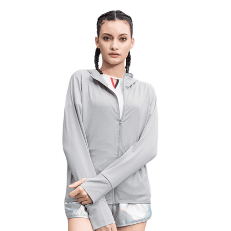 

Sunscreen Clothing Elevate Your Outdoor Wardrobe Fashionable UPF 50+ Sunscreen Clothing for Quick-Drying Sun Protection In Style(Grey L)