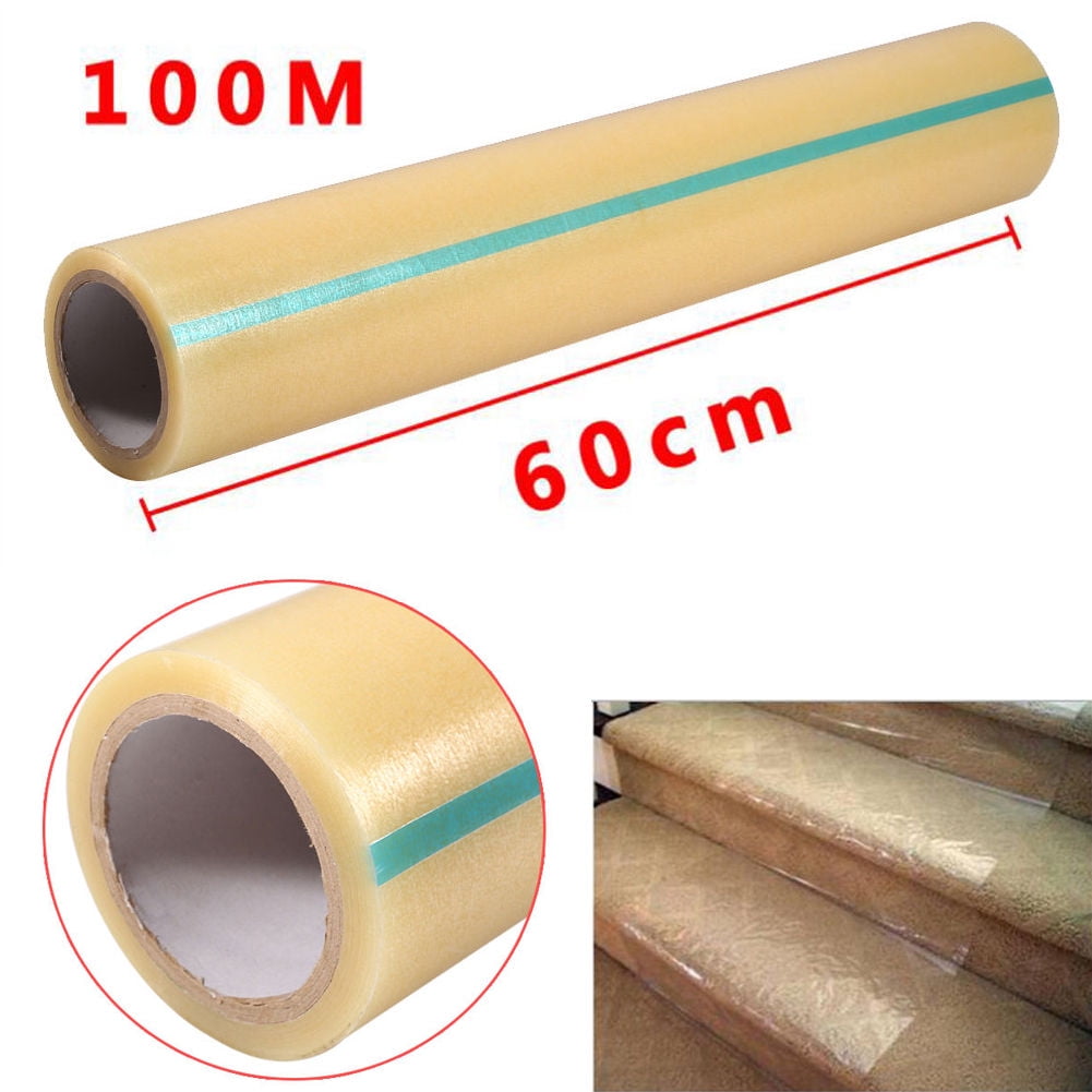 Ashata Pro Carpet Protector Self Adhesive Plastic Protection Film 24" X