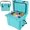 Turquoise, variant on Elleree 25 Quart Hard Cooler Box, Portable Ice Chest with Bottle Opener, Cup Holder & Ruler,Heavy-Duty Ice Cooler for Camping, Fishing, Picnic, Beach