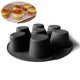 thumbnail image 1 of Molde De Torta Freidora de aire de 7 agujeros Molde redondo de silicona para pasteles Utensilios para hornear de cocina (Negro), 1 of 8
