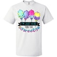thumbnail image 3 of Inktastic I'm Just Here for the Sweets with Spun Sugar Candy T-Shirt, 3 of 5