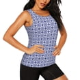 thumbnail image 2 of Easygdp Porcelain Chinaware Women's Workout Tank Top, Running Top, Hiking Shirt, Quick-Dry for Running, Yoga, Hiking - Medium, 2 of 9