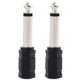 thumbnail image 2 of Adaptador jack 6.5 a jack mono 3.5 Adaptador audio jack 6.35 a 3.5 hembra (2 piezas), 2 of 5