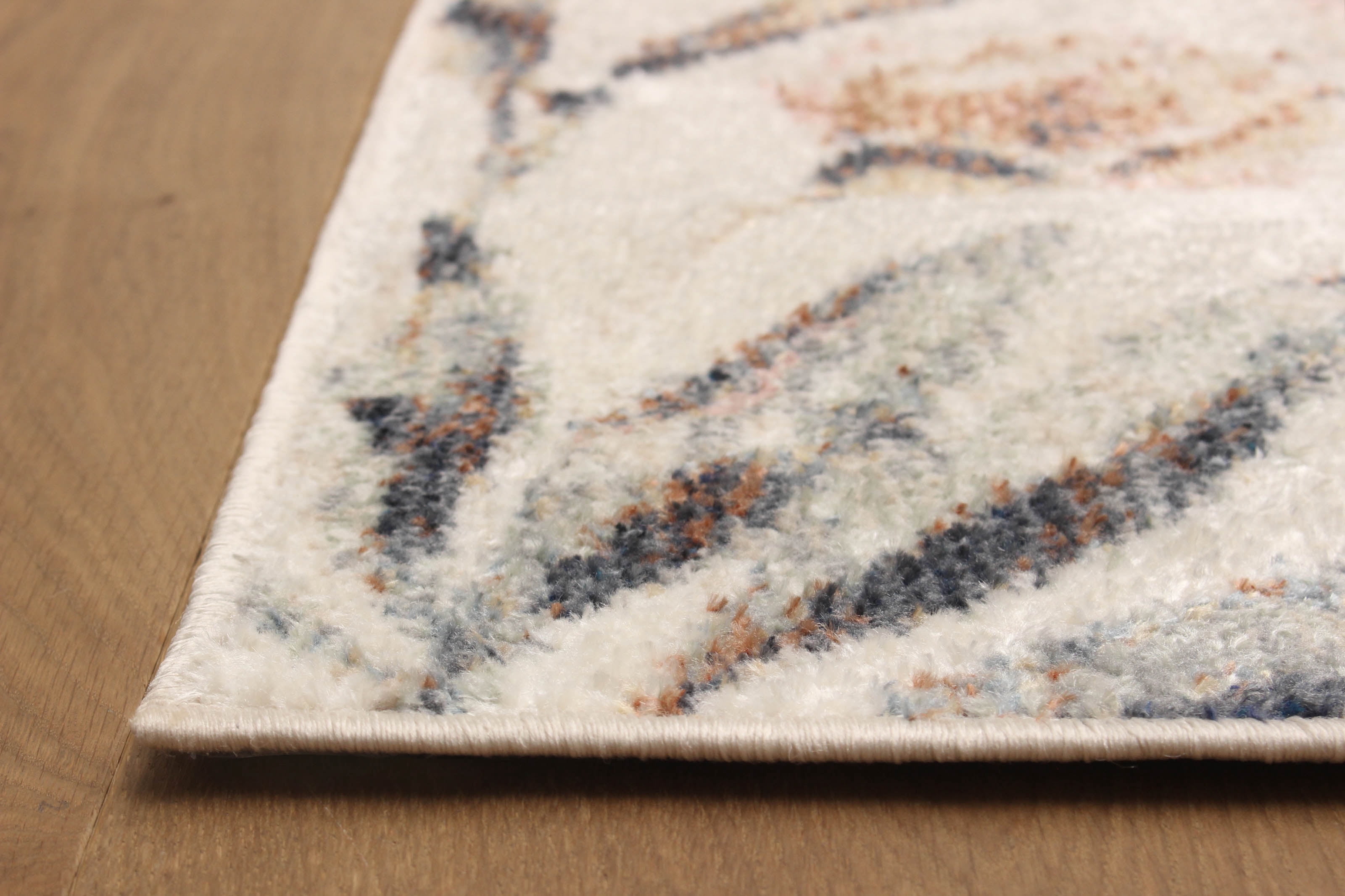 ECARPET Rosette Contemporary/Modern Area Rug for Living Room, Bedroom, Dining Room, Entrance, Hallway and More.
