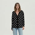 thumbnail image 4 of iOPQO Womens Cardigan Fall Cardigans for Women Cute Cardigans for Women Open Front Cardigan for Women Spring Cardigan Long Sleeve Cardigan for Women Soft Cardigans for Women Black L, 4 of 7