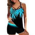 thumbnail image 1 of Women Swimsuit Tankini Set Bathing Suit Tank Shorts Swimwear, 1 of 2
