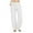 White—Women Linen Pants, variant on BADHUB Women's Wide Leg Linen Pants 2025 Summer Flowy Beach Slacks Purple XL