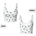 thumbnail image 6 of Uemuo Hand Drawn Turtle Pattern Women's Sports Bra - High Impact Support, Breathable, and Comfortable Athletic Bra for Running, Yoga, and Workouts, 6 of 9