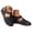 B, variant on Dakaela Womens Sandals Comfortable Closed Toe Wedge Shoes Ankle Strap Platform Casual Dressy Summer Slip on Walking Shoes Size 6-10