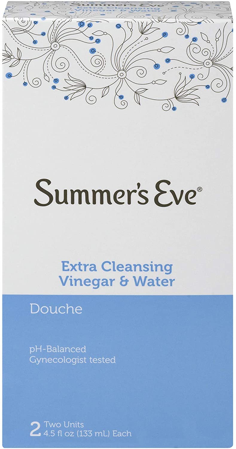 Summer's Eve Extra Cleansing Vinegar & Water Douche, 133ml x 2 Pack