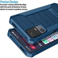 thumbnail image 5 of BELTRON Jitterbug Smart 4 Phone Case, Slim Industrial Strength Protective Grip Case with Reinforced Technology for TCL 40XL / Lively Jitterbug Smart4 Blue, 5 of 9
