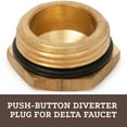 thumbnail image 2 of Idb | Push-Button Diverter Plug For Delta Model | 1, 2 of 5
