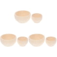 thumbnail image 3 of MLINS 6 Pcs  Natural Wood Blank Bowls Unfinished Wood Crafts DIY Decorations Mini Drawing Toys, 3 of 8