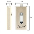 thumbnail image 3 of Acuvar 64GB Mobile USB Flash Drive for iPhone, iPad and Most USB Enabled Devices for Data Transfer and Backup (Gold), 3 of 6