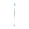 thumbnail image 4 of Cepillo de dientes para mascotas, cepillo de dientes para perros, cómodo, antideslizante, ergonómico, portátil, doble cabezal, fácil de limpiar para cachorros y mascotas pequeñas. Azul claro, 4 of 10