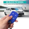 thumbnail image 5 of Key Fob Cover Compatible with GMC Sierra 1500 2500HD 3500HD Chevrolet Silverado 2021-2025 Keychain Case Holder Protector,Black/Blue, 5 of 6