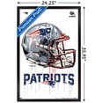 thumbnail image 3 of NFL New England Patriots - Drip Helmet 20 Wall Poster, 22.375" x 34", Framed, 3 of 3