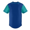 thumbnail image 4 of Baseball Short Sleeve Button Down Team Jersey Casual Button Down Shirts, 4 of 5