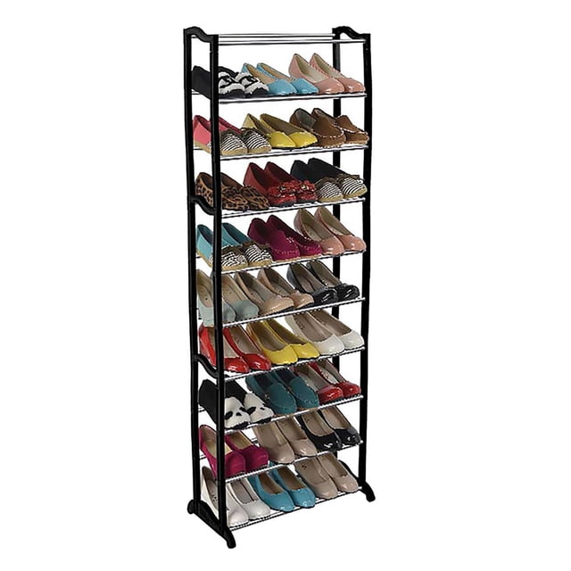Zapatera Tubular De Estante 10 Niveles 30 Pares Good & Good 97090