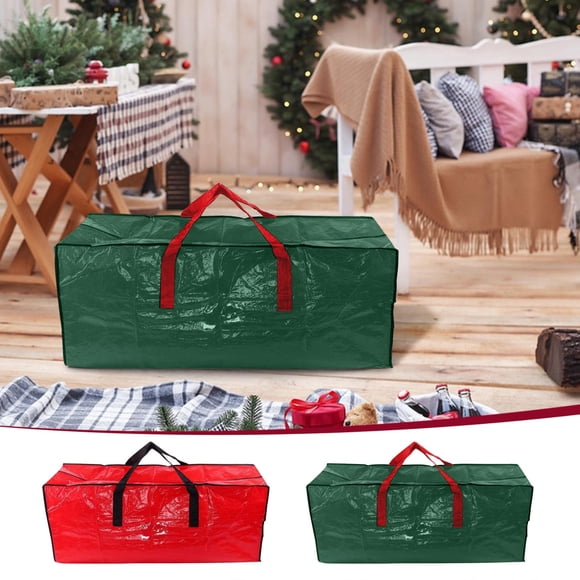 Sac de Rangement 7,5 Pieds Vert Sac de Rangement pour Arbre de Noël Housse Imperméable et Anti-Poussière pour Décorations Artificielles de Vacances (1 Pce) JASKFLY
