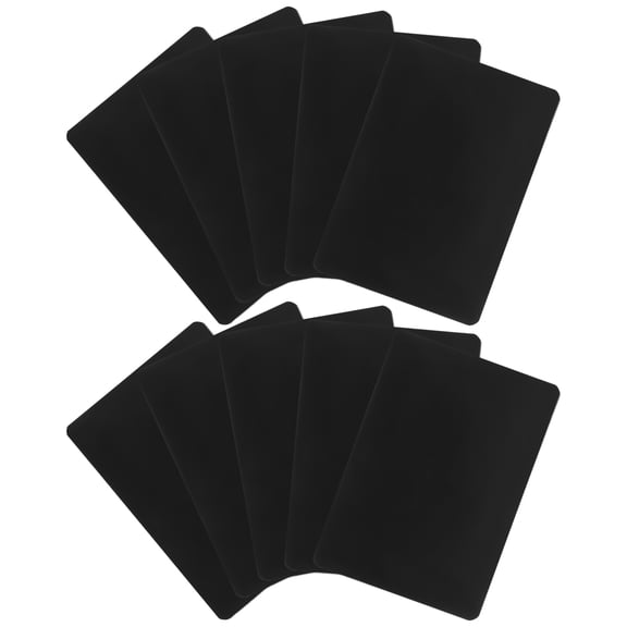 WHAMVOX  10 Pcs Multi-functional Price Tag Label Stands for Food Retail Store Signs Display Black