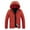 Red, variant on IROINNID Men's Hoodie Anorak Long Sleeve Solid Color Casual Autumn And Winter Stitching Warm Jacket Cotton Clothes