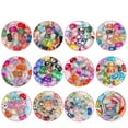 thumbnail image 4 of 200 Pack of Large Hole Glass Beads for Jewelry Making,European Beads Bulk Mixed Color Spacer Beads for DIY Craft, 4 of 5