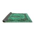 thumbnail image 2 of Ahgly Company Indoor Rectangle Persian Turquoise Blue Traditional Area Rugs, 6' x 9', 2 of 4