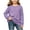 Purple, variant on OGLCCG Girls' Sweaters Cable Knit Long Sleeve Pullover Sweater Casual Kids Fall Winter Crew Neck Jumper Top(Purple,7-8 Years)