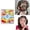 C, variant on Colorful Rubber Band Kids Fashion Disposable Elastic Hair Bands for Ponytails Thin Small Size for Daily Life Usage