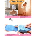 thumbnail image 2 of 4pcs Exfoliating Bath Sponges, Body Exfoliating Scrubber,Soft Bath Shower Sponge for Removing, 2 of 5