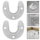 thumbnail image 2 of GOOHOCHY 4 soportes para barra de armario - Bridas de acero inoxidable para barra de armario - Soporte para barra de ducha en forma de U para pared - Soportes para cortinas de 1 pulgada y 1-1/4, 2 of 8