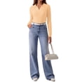 thumbnail image 5 of Sundazz Womens Cable Knit Sweaters Long Sleeve V Neck Pullover Fall Winter Sweater Tops Casual Polo Shirts, 5 of 9