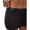 thumbnail image 5 of Hanes Originals Women's SuperSoft Boxer Brief Underwear, 3-Pack Black/Earthen Tan/Black XL, 5 of 10