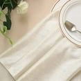 thumbnail image 2 of Balsa Circle 20 Pieces 20" x 20" Ivory Premium Velvet Napkins Home, 2 of 7