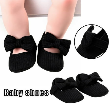 

Maguire Baby Toddler Shoes Cute Bowknot Walking Shoes Non Slip Soft Sole Princess Shoes for Baby Girls New