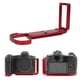 thumbnail image 5 of Empuñadura De Soporte De Placa De Liberación Rápida De Metal En Forma De L Para Cámara Sin Espejo Canon Eos-R (Rojo), 5 of 6