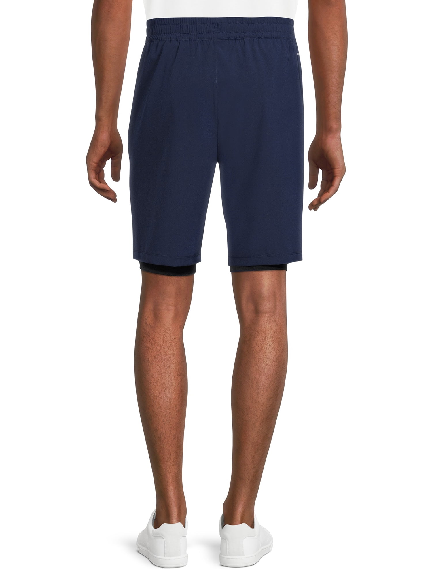 Russell Men's and Big Men's Active 2-in-1 Woven Shorts with Liner, up to size 5XL