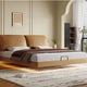 thumbnail image 5 of Set Simple Double Bed Light Soft Designer Sleeping Human Double Bed Frame Headboards Cama Matrimonial Bedroom Nordic Furniture My Lux Decor Round, 5 of 9