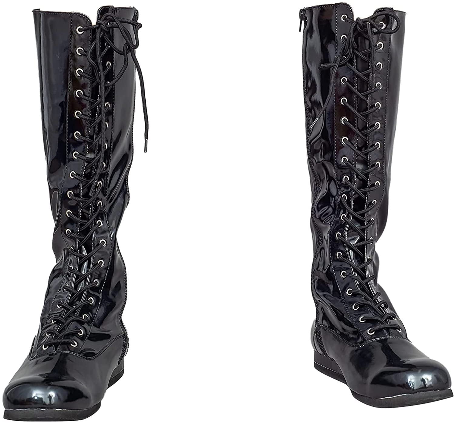 Black wrestling boots online