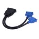 thumbnail image 2 of DMS-59 Pin macho a 2 VGA 15 Pin hembra Adaptador Cable TV Proyector Ordenador Dos salidas VGA Cable divisor Cable kenally  PJ7840-01, 2 of 2