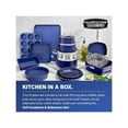 Granite Stone Blue 20 Piece Pots and Pans Set, Nonstick Cookware & Bakeware Set