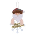 thumbnail image 2 of Colgante de Navidad Ganfancp Copo de Nieve Oro Letra Madre Viejo Hombre Muñeco de Nieve 1X Pequeño, 2 of 2