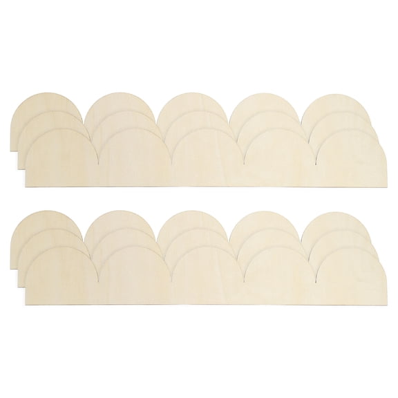 6Pack Decorative Wood Trim, Unfinished Scalloped Wooden Molding Trim for DIY Craft, Home Wall Cabinet Shelf Window Door(15.75" x 2.56")