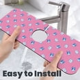 thumbnail image 6 of Vsdgher French Bulldog Kitchen Sink Splash Guard Faucet Mat -1 PC Super Absorbent Fast Drying Mat Sink Gadgets-Splash, Bathroom,Sink Mat,(15" X 5.5" ), 6 of 7