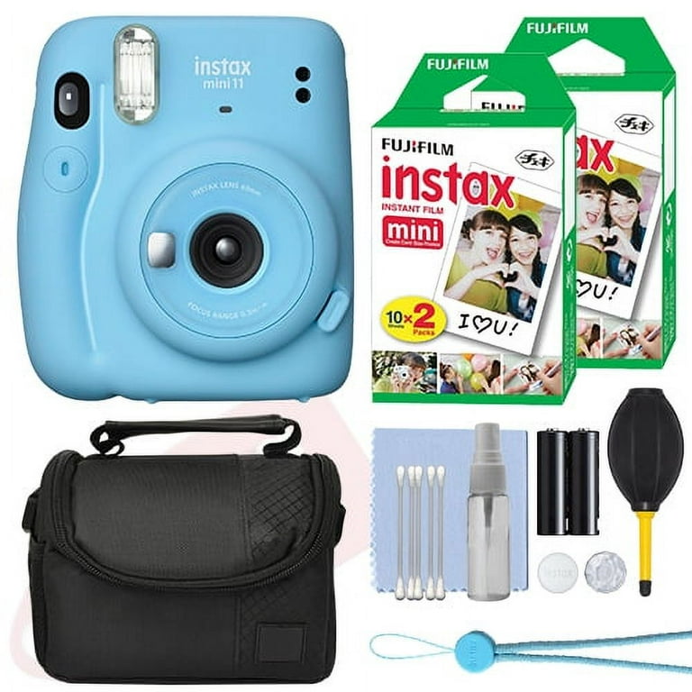 Fujifilm Instax Mini 11 Instant Fuji Film Camera Sky Blue + 40