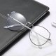 thumbnail image 2 of Gafas de miopía con forma de oreja de gato y espejo plano antiluz azul para mujer, estilo niña, bonitas gafas de miopía con forma de ojo de gato y espejo terminado, 2 of 5