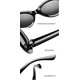 thumbnail image 2 of Gafas De Sol Retro Ovaladas,Gafas De Sol Vintage Clout Gafas De Sol Retro Ovaladas Unisex Gafas De Sol Rosas JM, 2 of 3