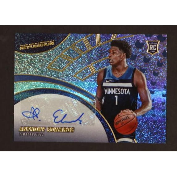 2020-21 Panini Revolution Rookie Autographs Anthony Edwards #RA-AE RC Auto
