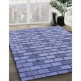 thumbnail image 2 of Ahgly Company Indoor Rectangle Patterned Slate Blue Area Rugs, 8' x 10', 2 of 6